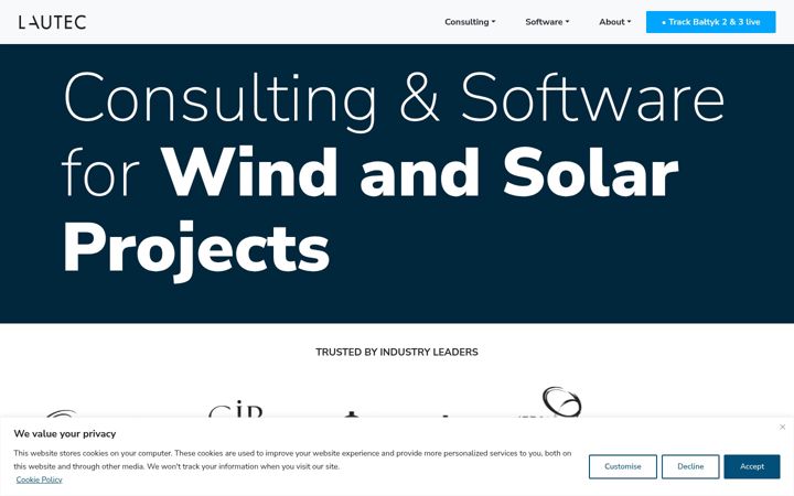 Screenshot of lautec.com