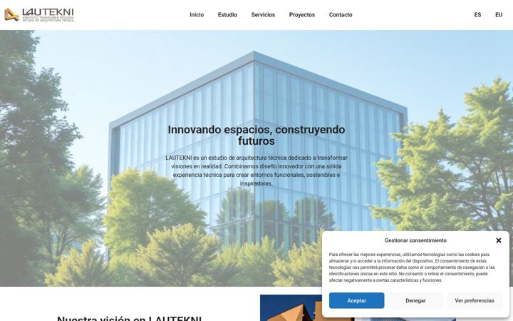 Screenshot of lautekni.com
