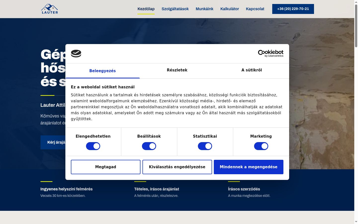 Zrzut ekranu banera zgody wyświetlanego przed jakąkolwiek interakcją