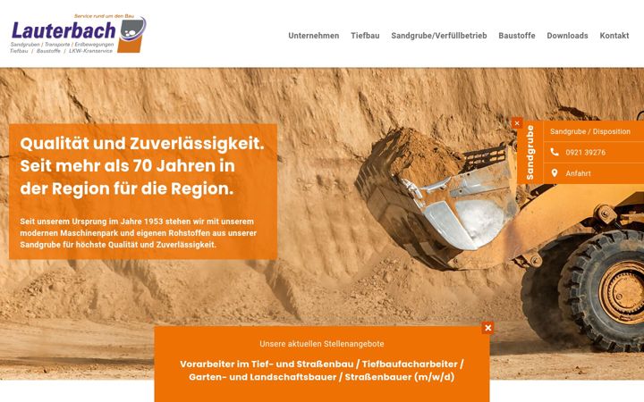 Captura de pantalla de lauterbach-bayreuth.de