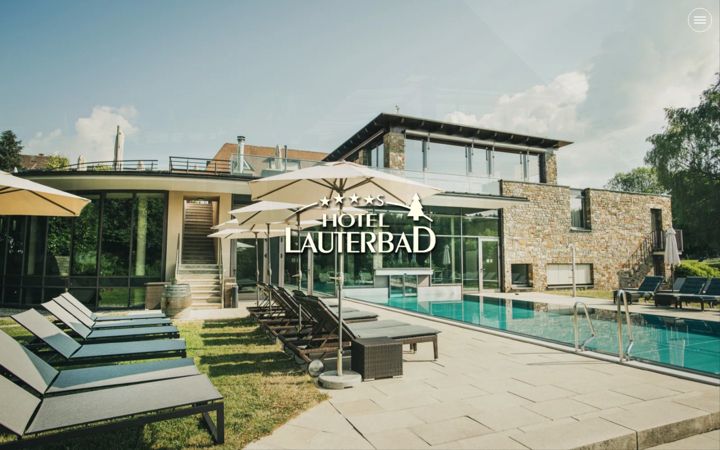 Screenshot of lauterbad-wellnesshotel.de
