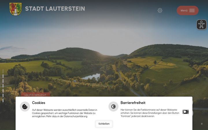 Screenshot of lauterstein.de