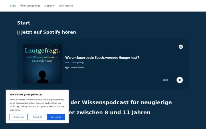 Screenshot of lautgefragt.de