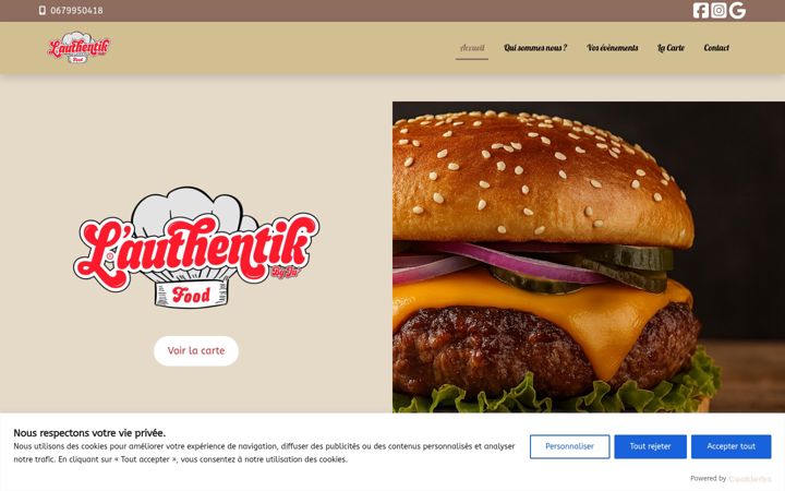 Screenshot of lauthentikbyju.fr