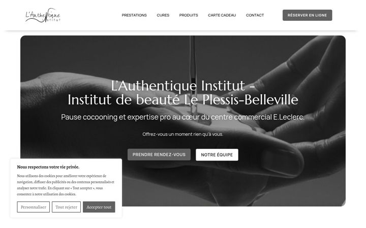 Screenshot of lauthentique-institut.fr