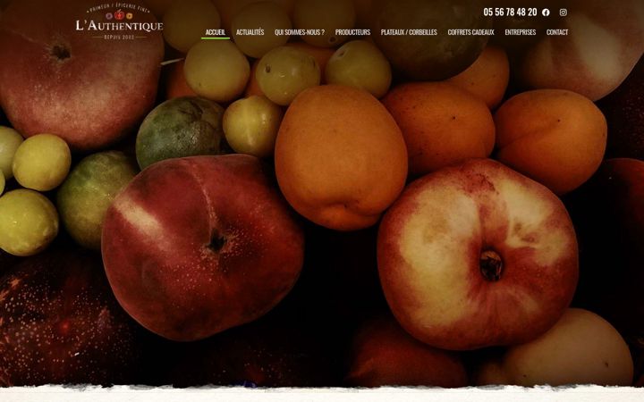 Screenshot of lauthentique-labrede.fr