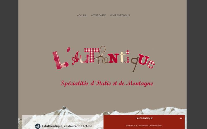 Screenshot of lauthentique.eu