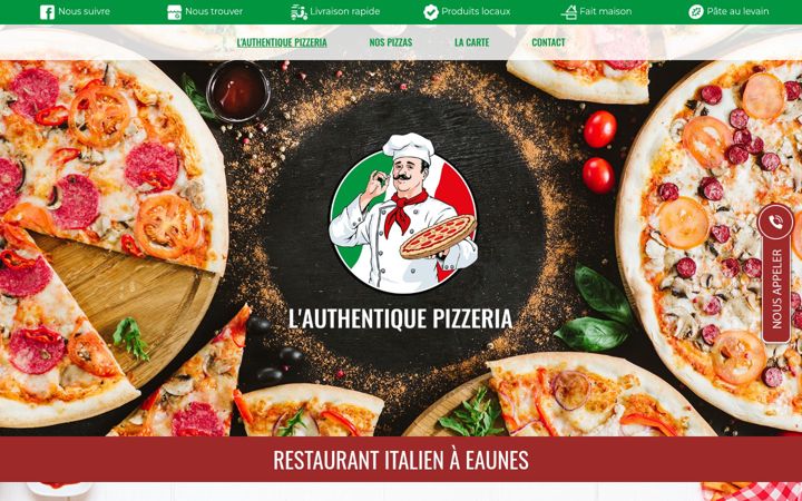 Screenshot of lauthentiquepizzeria31.fr