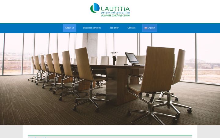 Screenshot of lautitia.sk