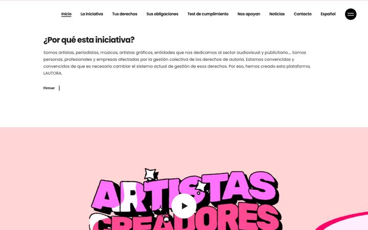 Screenshot of lautora.es
