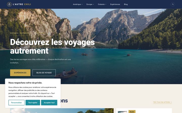 Screenshot of lautre-chili.fr