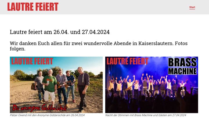 Screenshot of lautre-feiert.de
