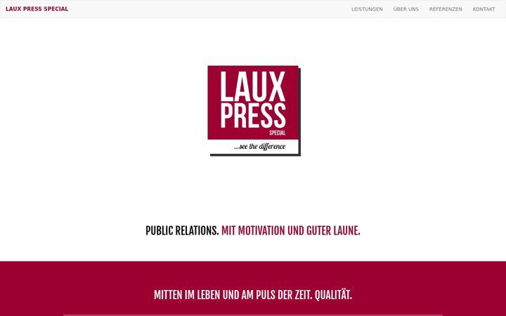 Screenshot of lauxpress.com