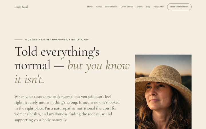 Screenshot of lauzaloistl.com