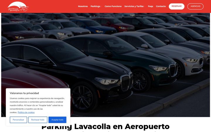 Screenshot of lavacolla.com