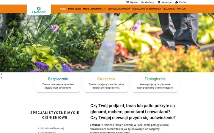 Screenshot of lavador.pl