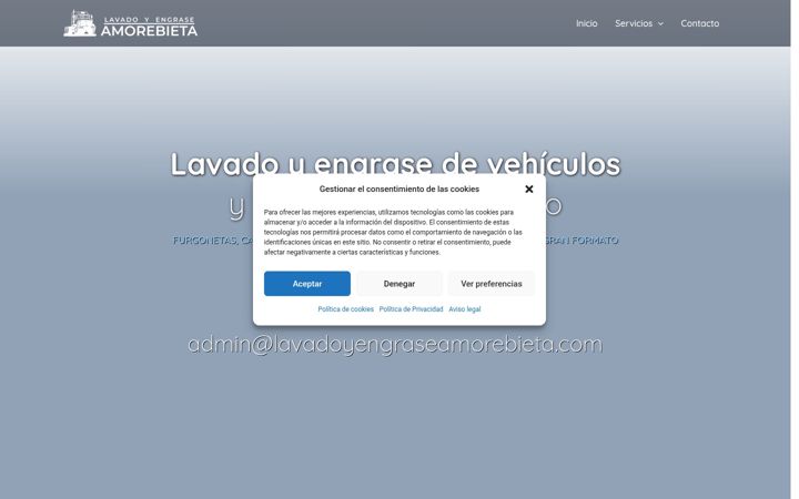 Screenshot of lavadoyengraseamorebieta.net