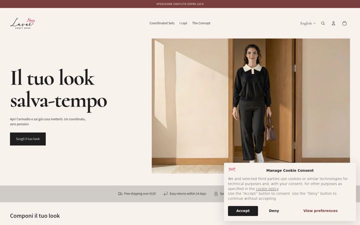 Screenshot of lavaestore.com