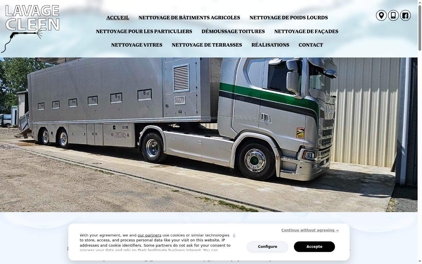 Screenshot tal-banner tal-kunsens muri qabel kwalunkwe interazzjoni