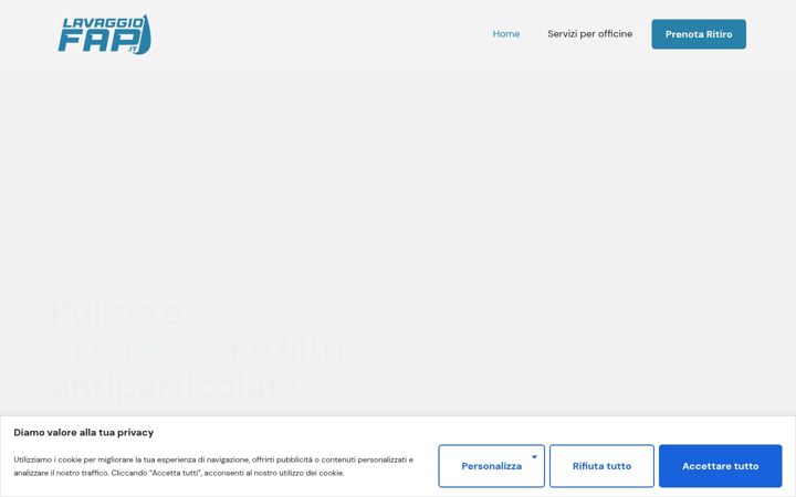 Screenshot of lavaggiofap.it