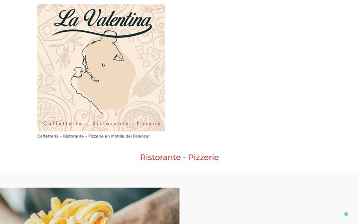 Screenshot of lavalentina.es
