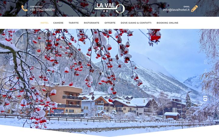 Screenshot of lavalhotel.it