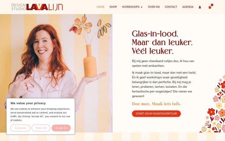 Screenshot of lavalijn.nl
