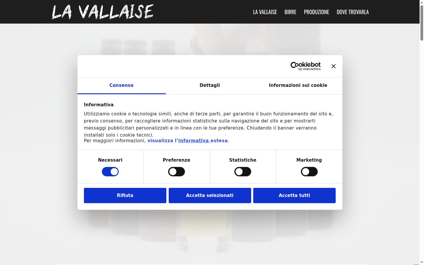 Sutikimo reklamjuostės, rodytos prieš bet kokią sąveiką, ekrano kopija