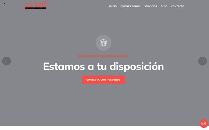 Screenshot of lavallcomercializadora.es