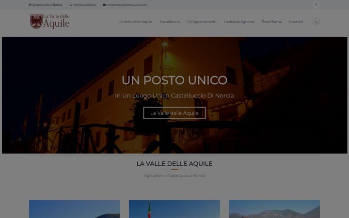 Screenshot of lavalledelleaquile.com