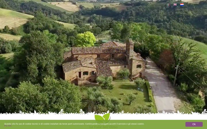 Screenshot of lavalledellolmo.it
