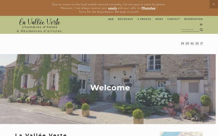 Screenshot of lavalleeverte.eu