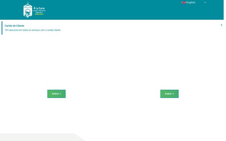 Screenshot of lavandariasalacarte.com