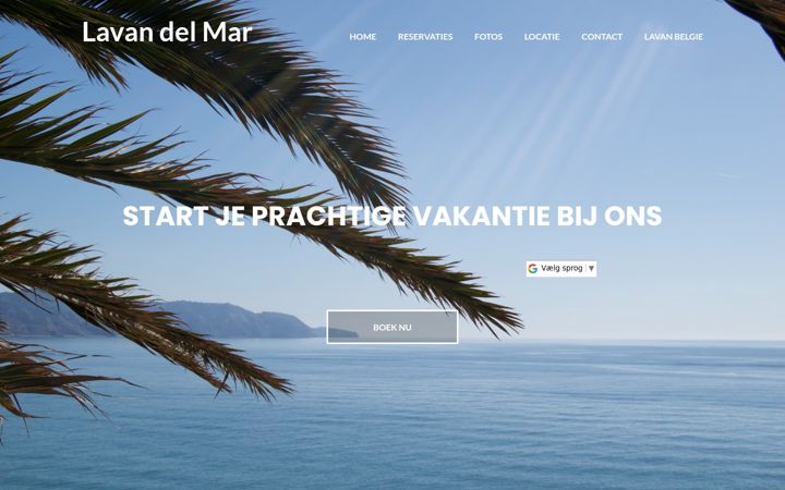 Screenshot of lavandelmar.com