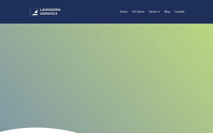 Kuvakaappaus sivustosta lavanderiaadriatica.com