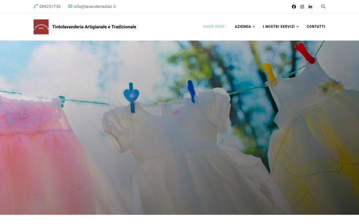 Screenshot of lavanderiadiaz.it