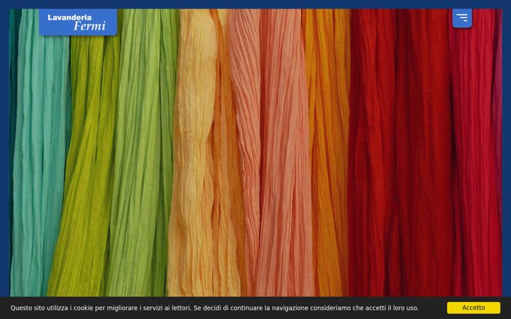 Screenshot of lavanderiafermi.it