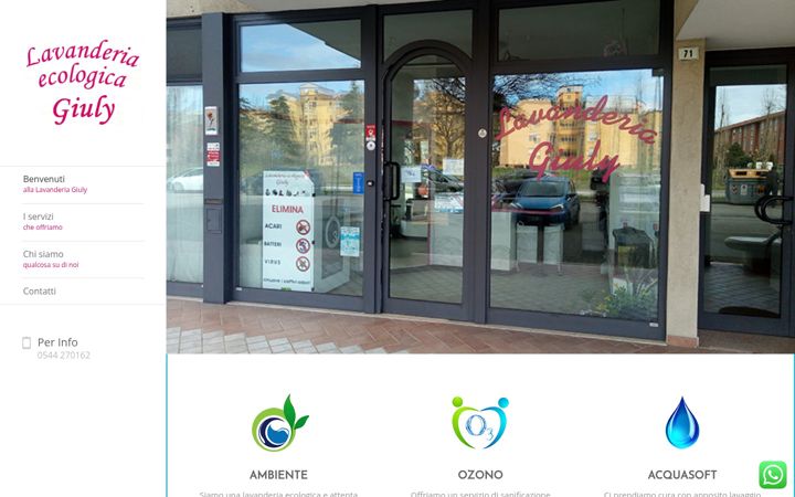 Screenshot of lavanderiagiuly.it
