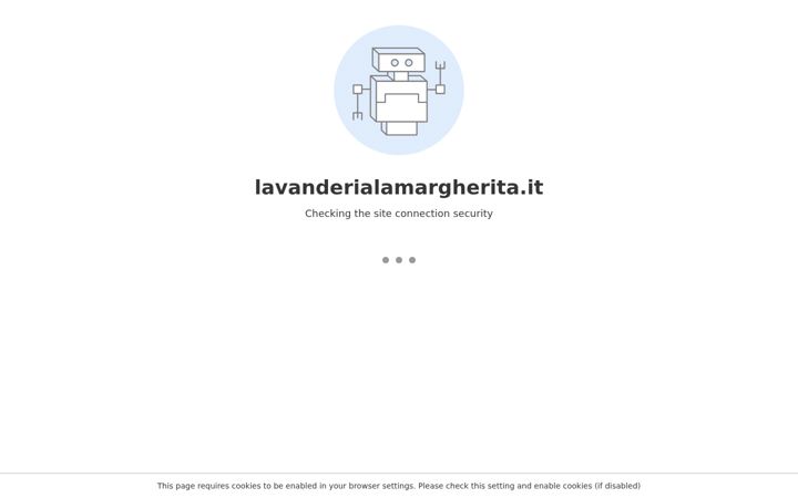 Screenshot of lavanderialamargherita.it