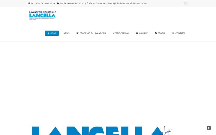 Screenshot of lavanderialangella.com
