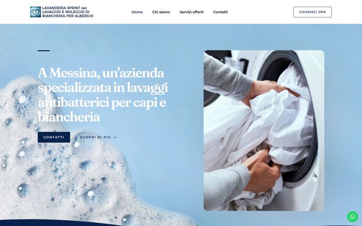 Screenshot of lavanderiasprint.it