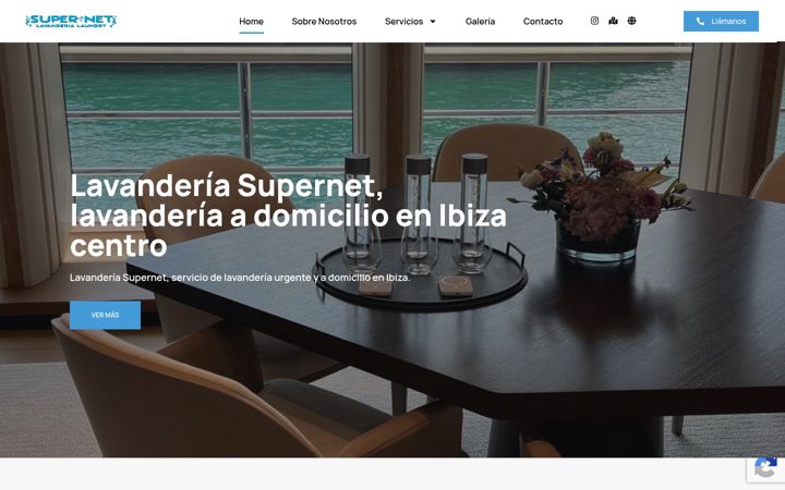 Screenshot of lavanderiasupernet.com
