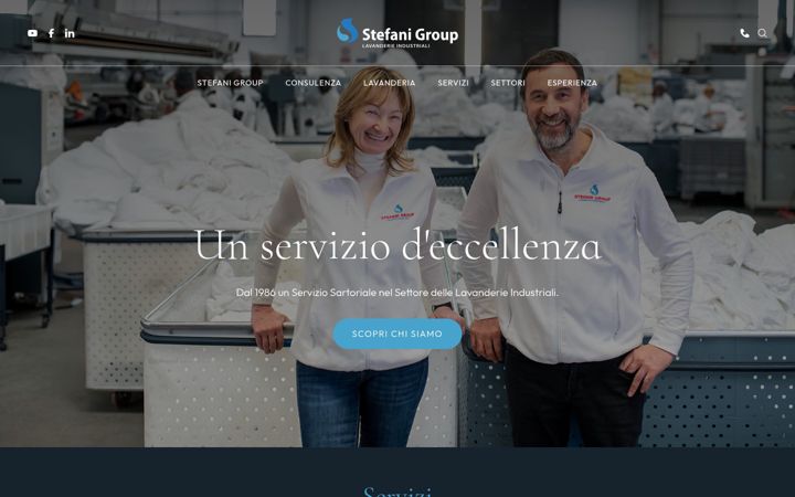 Screenshot of lavanderiestefani.it