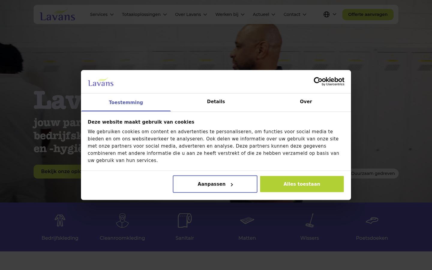 Zrzut ekranu banera zgody wyświetlanego przed jakąkolwiek interakcją