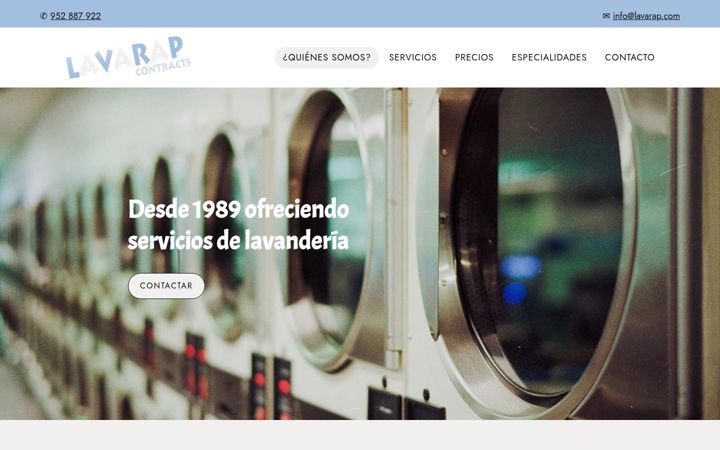 Screenshot of lavarap.es
