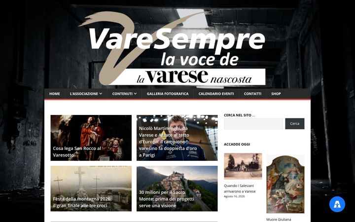 Screenshot of lavaresenascosta.com