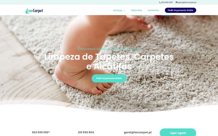 Screenshot of lavcarpet.pt