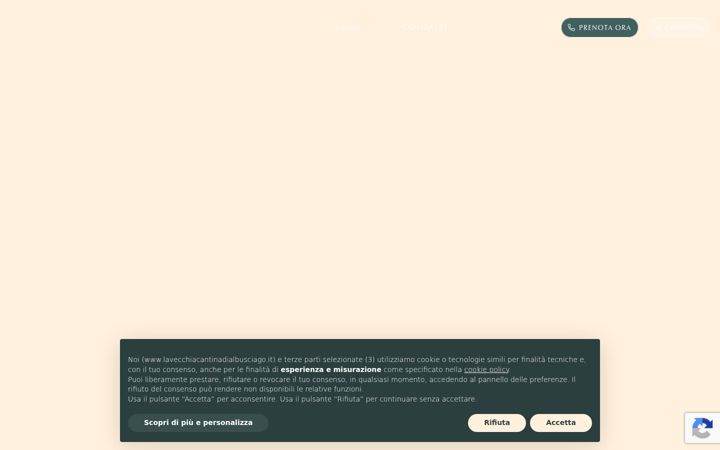 Screenshot of lavecchiacantinadialbusciago.it