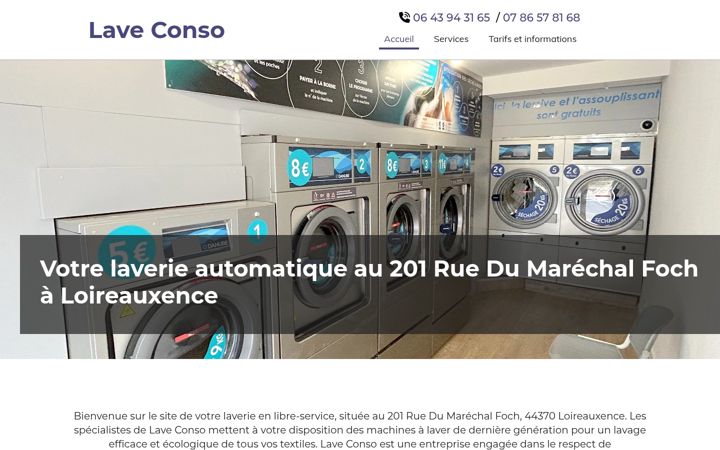 Skærmbillede af laveconso-varades.fr