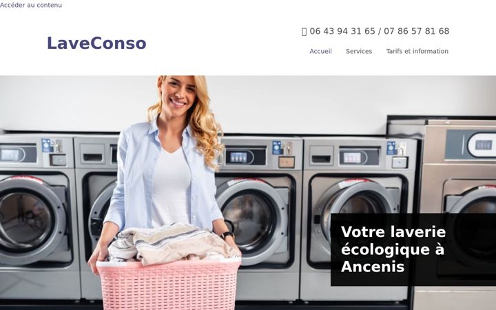Screenshot of laveconso.fr